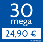 Adsl 30 Mega a 24,90 €/mese